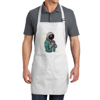 Astronaut Space Travel Retro Aesthetic Streetwear T Shirt Full-length Apron | Artistshot