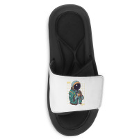 Astronaut Space Travel Retro Aesthetic Streetwear T Shirt Slide Sandal | Artistshot