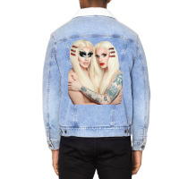 Trixie And Katya Book Unhhhh Unisex Sherpa-lined Denim Jacket | Artistshot