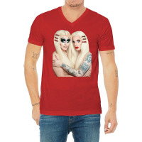 Trixie And Katya Book Unhhhh V-neck Tee | Artistshot