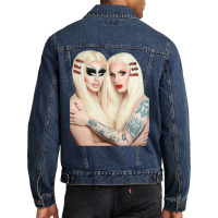 Trixie And Katya Book Unhhhh Men Denim Jacket | Artistshot