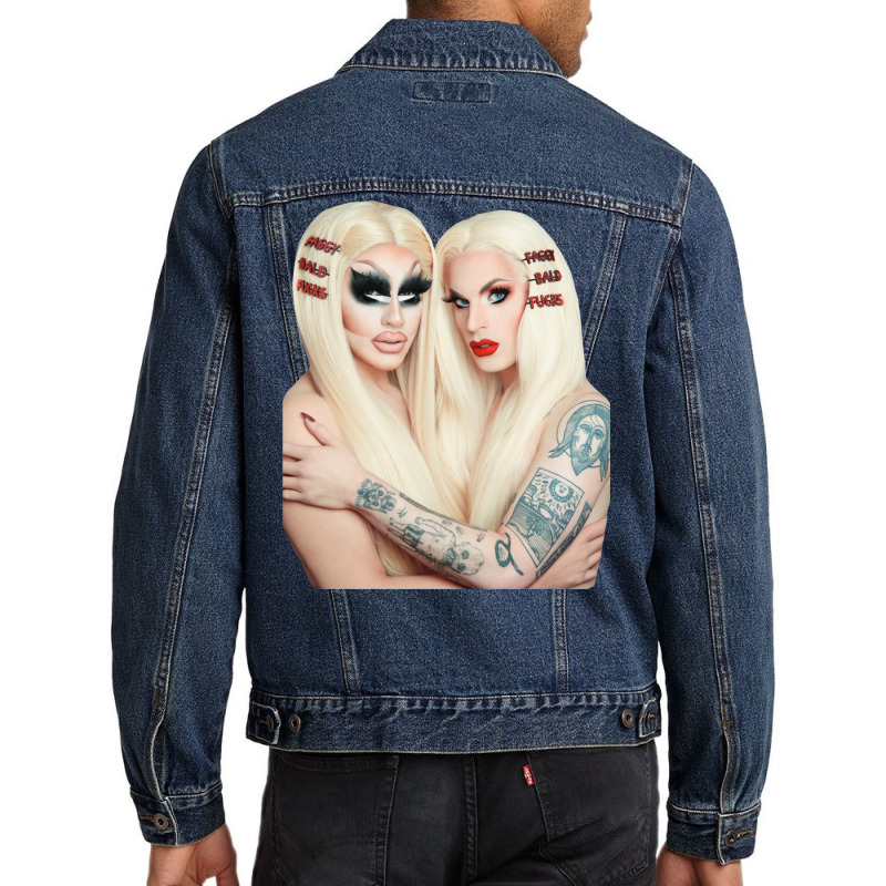 Trixie And Katya Book Unhhhh Men Denim Jacket by muingalivera | Artistshot