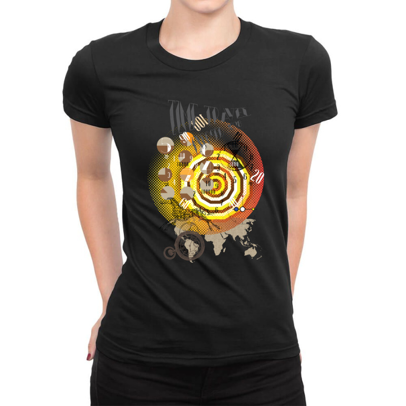 Time Travel Exposed 2028 Ladies Fitted T-Shirt by TienWacyk | Artistshot