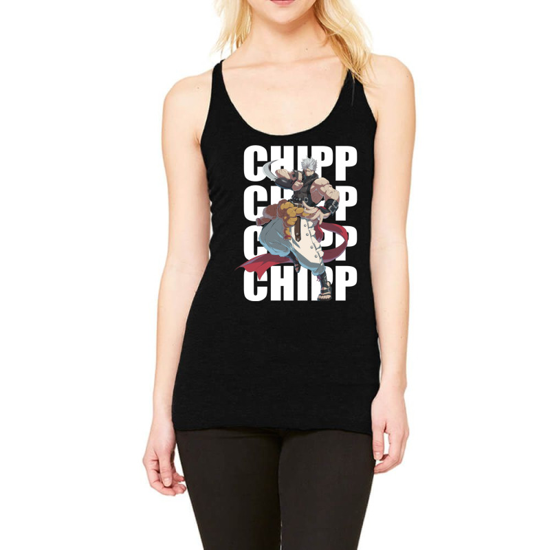 Chipp Zanuff Guilty Gear Strive White Racerback Tank by BarbaraJones | Artistshot