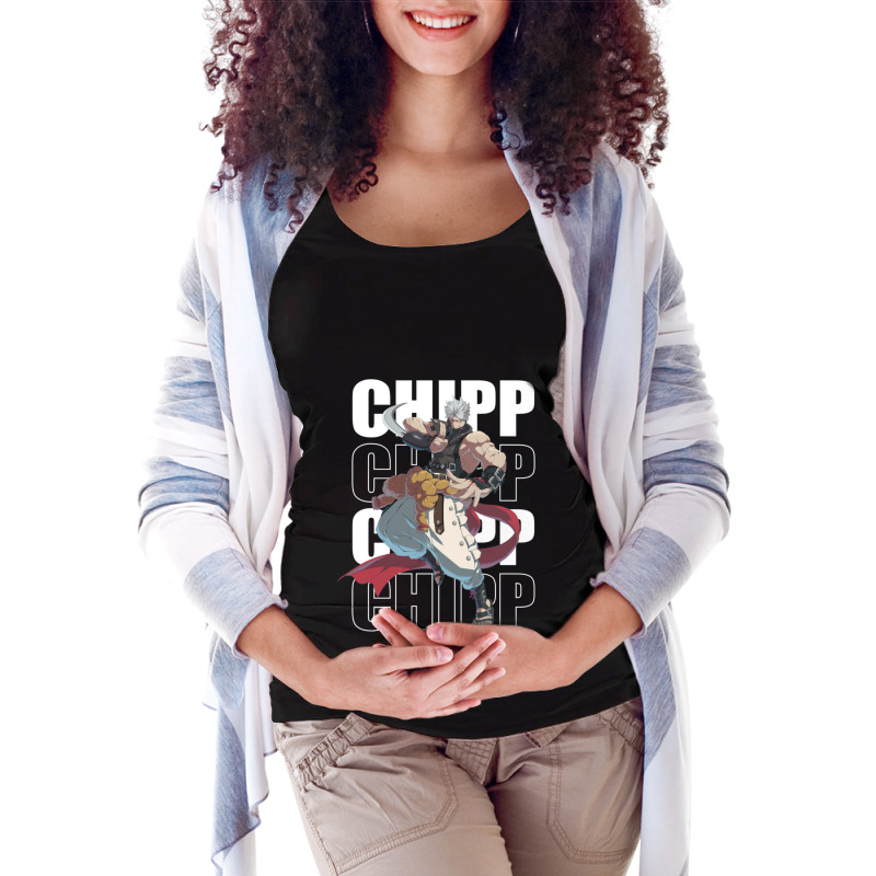 Chipp Zanuff Guilty Gear Strive White Line Guiltygear New Movie Film F Maternity Scoop Neck T-shirt by BarbaraJones | Artistshot