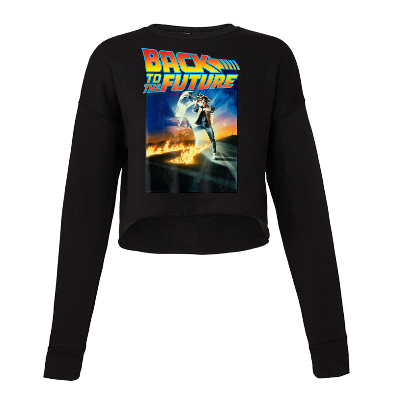 Back To Movie Poster Cropped Sweater by JoelJBerghoff | Artistshot