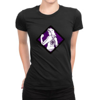 Any Means Necessary Hq Diamond Perk Inspired Splash Art Ladies Fitted T-shirt | Artistshot