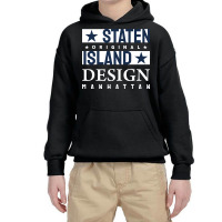 Manhattan Staten Island Youth Hoodie | Artistshot