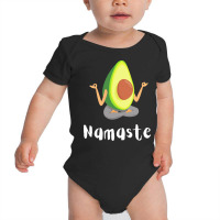 Namaste Meditation T  Shirt Avocado Meditation T  Shirt Baby Bodysuit | Artistshot