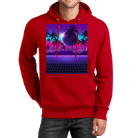 Twilight Retrowave Unisex Hoodie | Artistshot