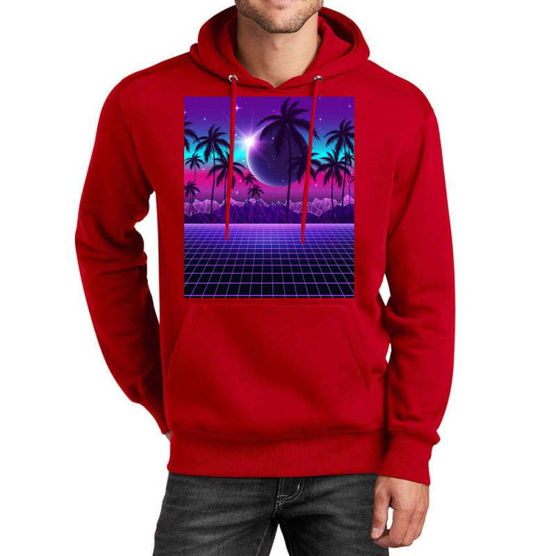 Twilight Retrowave Unisex Hoodie by muingalivera | Artistshot