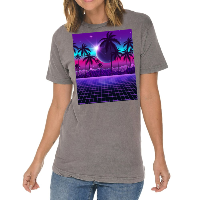 Twilight Retrowave Vintage T-Shirt by muingalivera | Artistshot