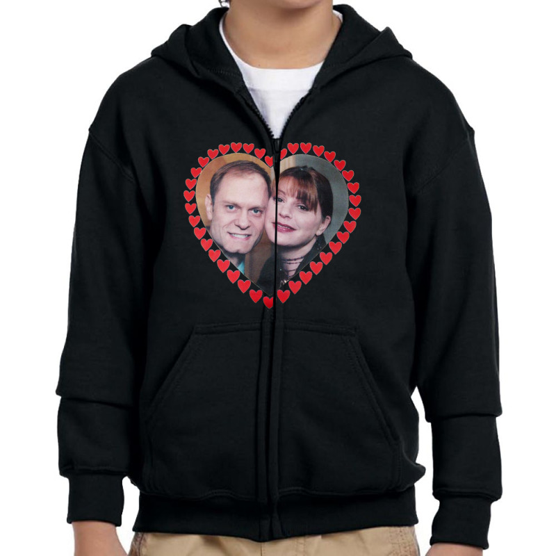 Niles And Daphne Youth Zipper Hoodie by AllenSCrowley | Artistshot