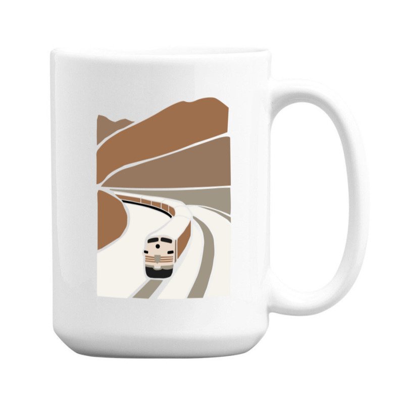 Rail Fans Railway Usa Train Poster Trains Decoration Trani Fan Railway 15 Oz Coffee Mug | Artistshot