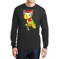 Funny Christmas Gift For Cat Lover T  Shirt Santa Parrot Gorgeous Rein Long Sleeve Shirts | Artistshot