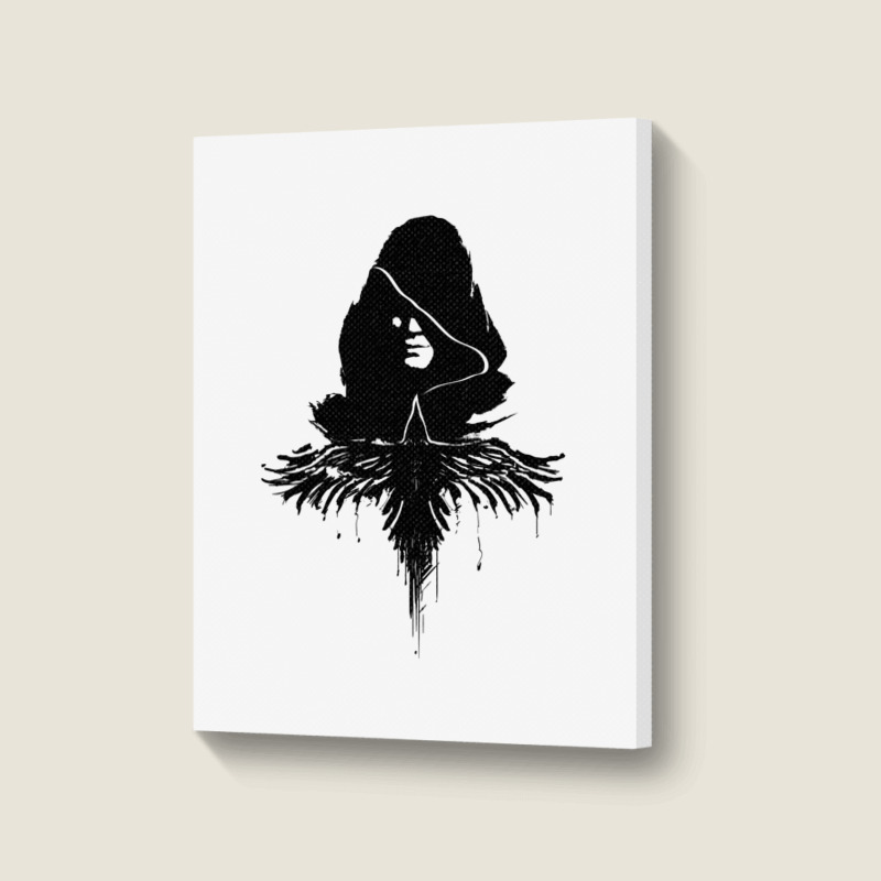 The Crow 9 Portrait Canvas Print | Artistshot