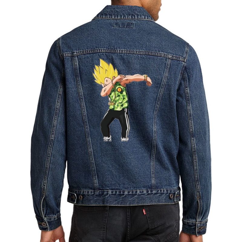 Vegeta Dab Dance Men Denim Jacket | Artistshot