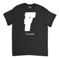 Vermont Love Map Classic T-shirt | Artistshot