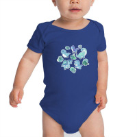 Blue Dinosaurs Baby Bodysuit | Artistshot