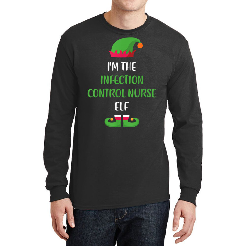 Infection Control Nurse Elf Christmas Family Matching Funny T Shirt Long Sleeve Shirts | Artistshot