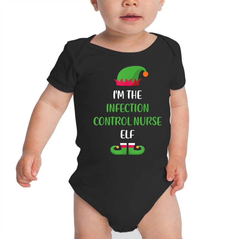 Infection Control Nurse Elf Christmas Family Matching Funny T Shirt Baby Bodysuit | Artistshot