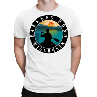 Bakkens Pond Lake Wisconsin T  Shirt Bakkens Pond Wisconsin Canoeing T T-shirt | Artistshot