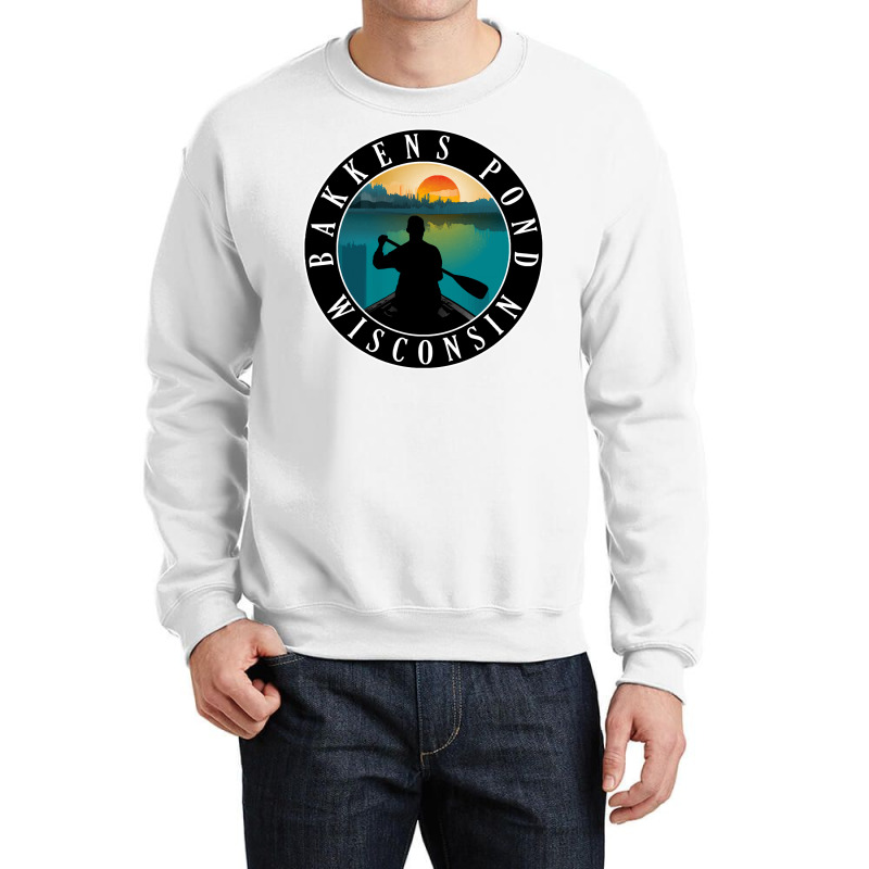 Bakkens Pond Lake Wisconsin T  Shirt Bakkens Pond Wisconsin Canoeing T Crewneck Sweatshirt | Artistshot