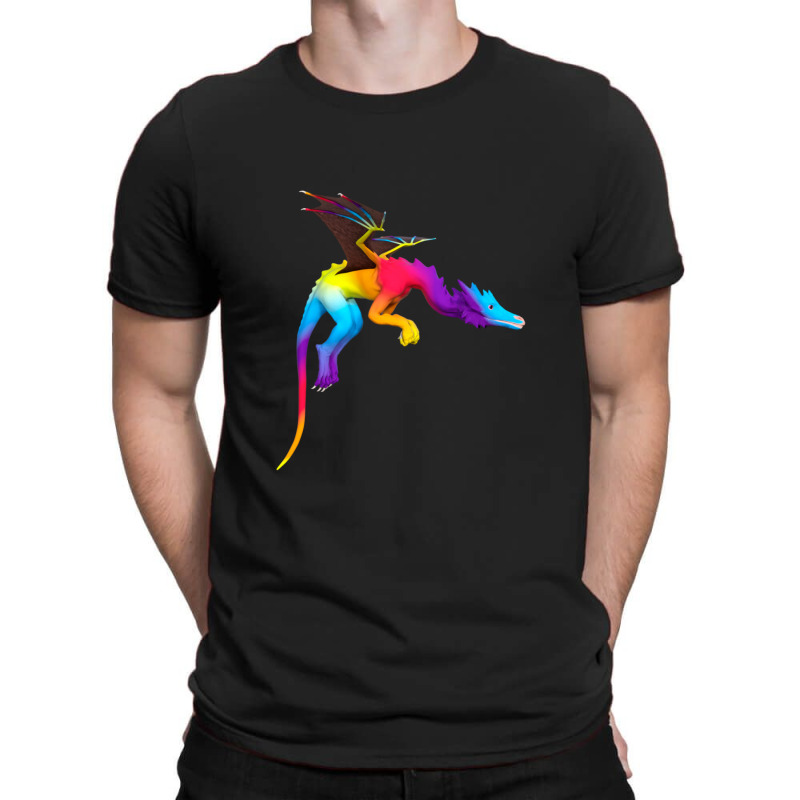 Fairy Tale Rainbow Dragon 1 T-Shirt by IsabelConstance | Artistshot