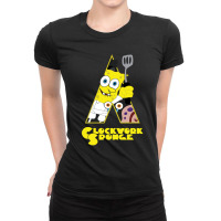 Cut File Clockwork Sponge Classic 1 Ladies Fitted T-shirt | Artistshot