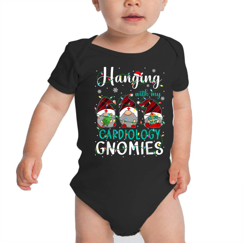 Hanging With My Cardiology Nurse Gnomies Xmas Nurse Gnomes T Shirt Baby Bodysuit by mehen | Artistshot