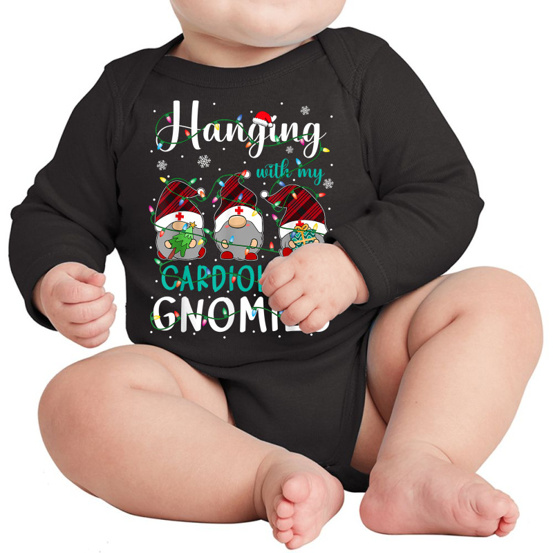 Hanging With My Cardiology Nurse Gnomies Xmas Nurse Gnomes T Shirt Long Sleeve Baby Bodysuit by mehen | Artistshot