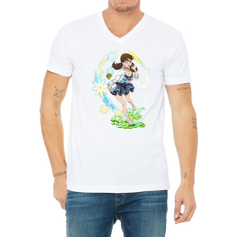 Seven Dealy Sins Diane Shirt Cute Summer V-neck Tee | Artistshot