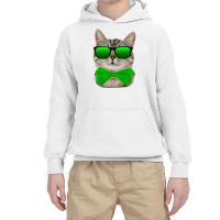 St Patricks Day Irish Cat Youth Hoodie | Artistshot