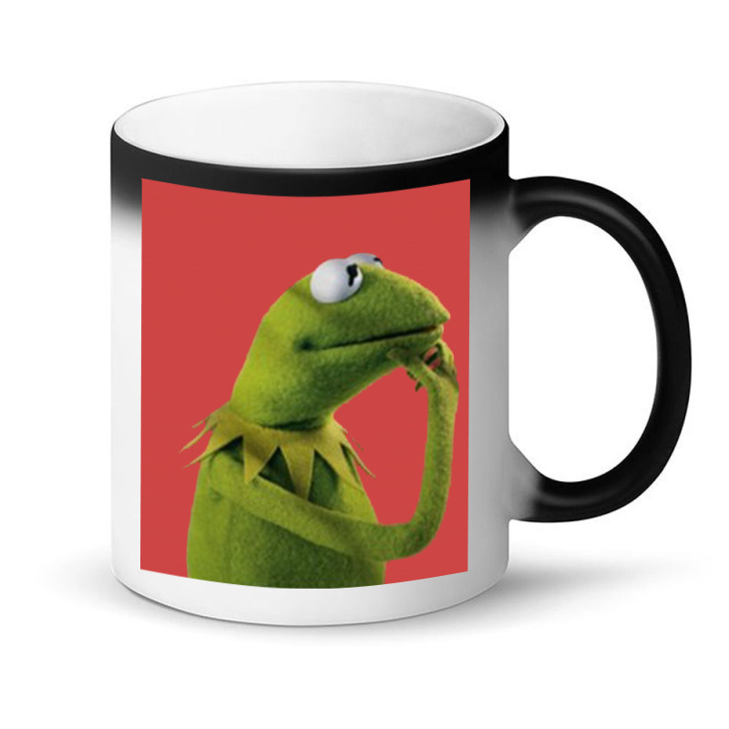 Pondering Kermit Magic Mug | Artistshot