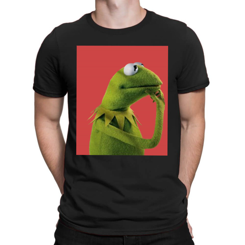 Pondering Kermit T-shirt | Artistshot