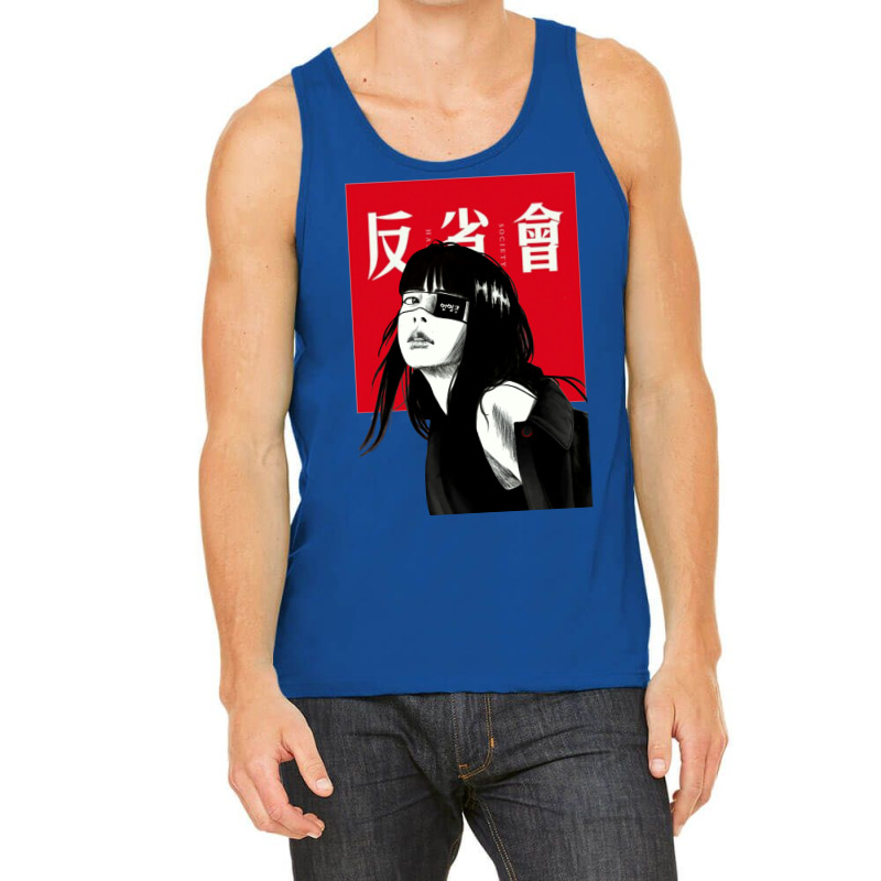 Vaporwave Japanese Cyberpunk Tank Top by buddoxhardoe | Artistshot