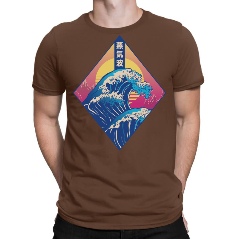 Vaporwave Japanese Wave T-Shirt by buddoxhardoe | Artistshot