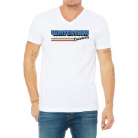 Winterthur Delaware Retro Styled Design V-neck Tee | Artistshot