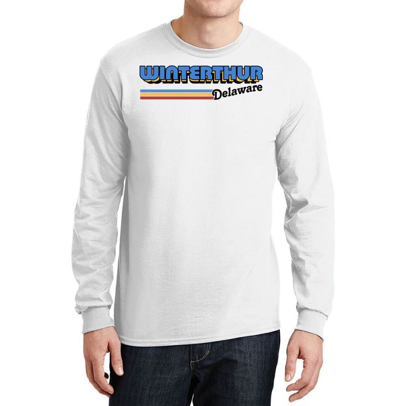 Winterthur Delaware Retro Styled Design Long Sleeve Shirts | Artistshot