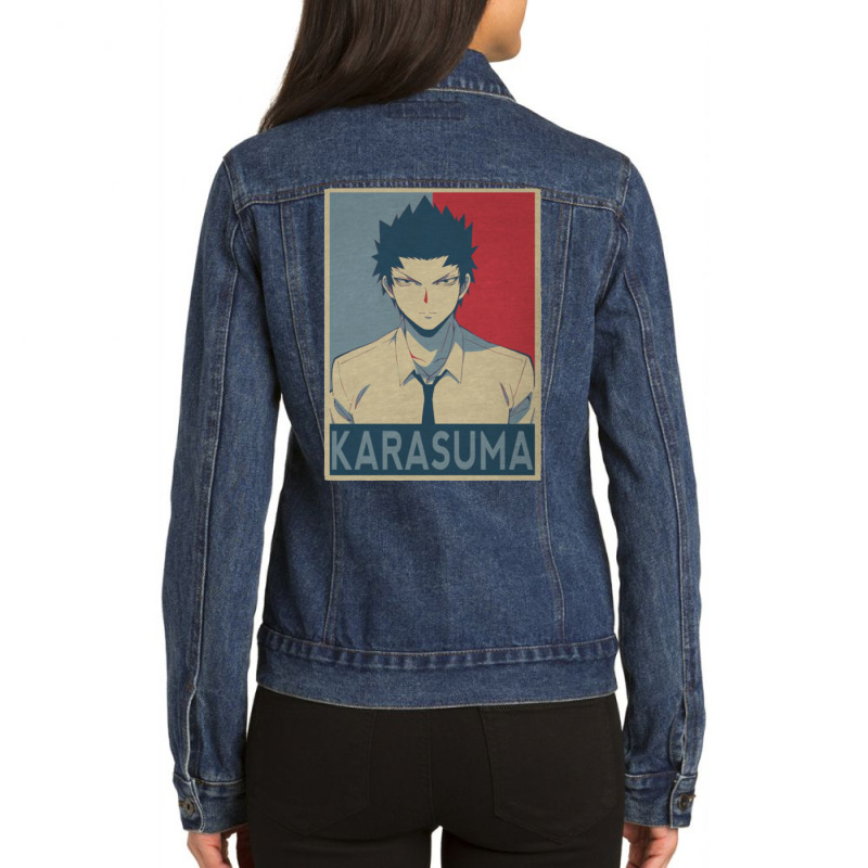 Karasuma Poster Art Ladies Denim Jacket by mokhabategj | Artistshot