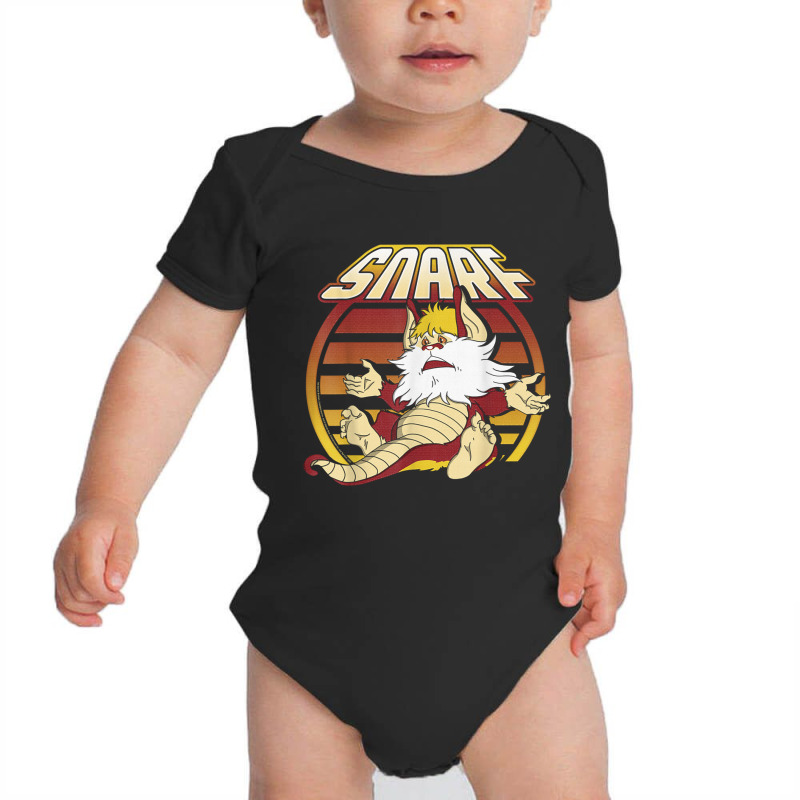 Thundercats Snarf Retro Sunset Portrait Baby Bodysuit by DennisTomScott | Artistshot