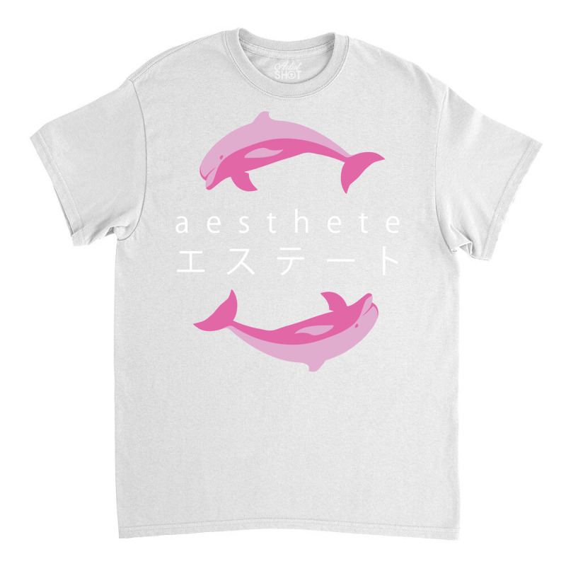 Vaporwave Aesthetic  Aesthete  Dolphins Classic T-shirt | Artistshot