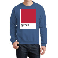 Pantone 1797 Poster Hippie Crewneck Sweatshirt | Artistshot