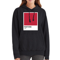 Pantone 1797 Poster Hippie Vintage Hoodie | Artistshot