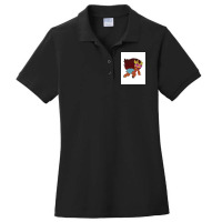 Connie Hormone Monstress Twerk Big Mouth Poster Cool Ladies Polo Shirt | Artistshot