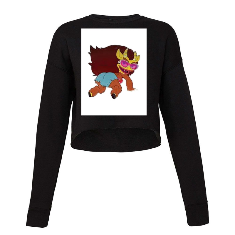 Connie Hormone Monstress Twerk Big Mouth Poster Cool Cropped Sweater by dityhoukj | Artistshot