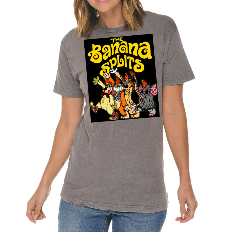 Banana Splits The Banana Club Poster Hippie Vintage T-Shirt by jblnaalihs | Artistshot