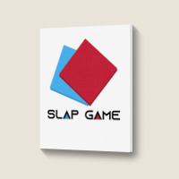 Slap Game Ddakji Portrait Canvas Print | Artistshot