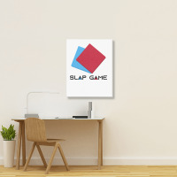 Slap Game Ddakji Portrait Canvas Print | Artistshot