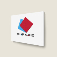 Slap Game Ddakji Landscape Canvas Print | Artistshot